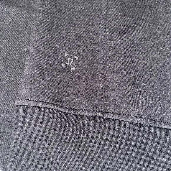 lululemon L Men’s Black Crew Pullover Athletic Sweatshirt